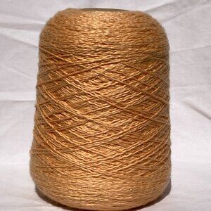 melon peach orange colored cotton / rayon yarn